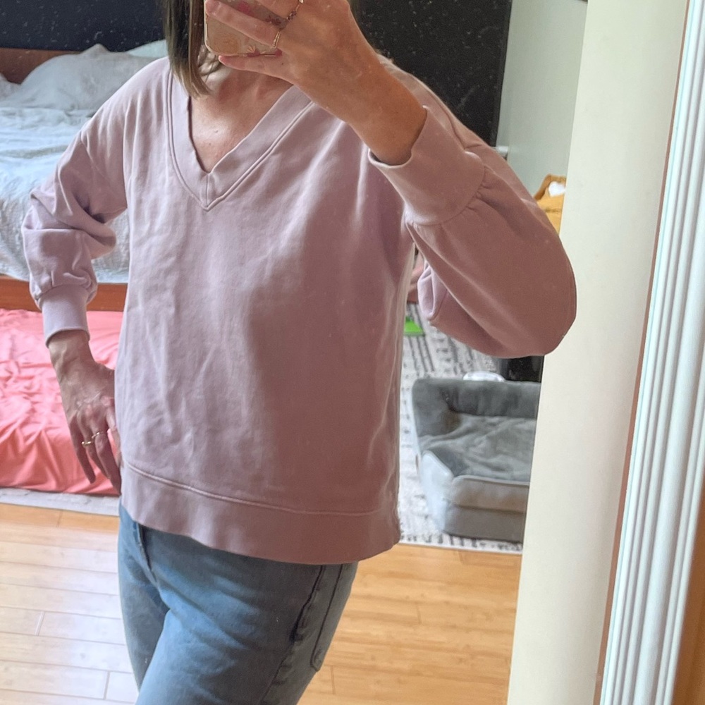 Madewell V-neck Sweatshirt